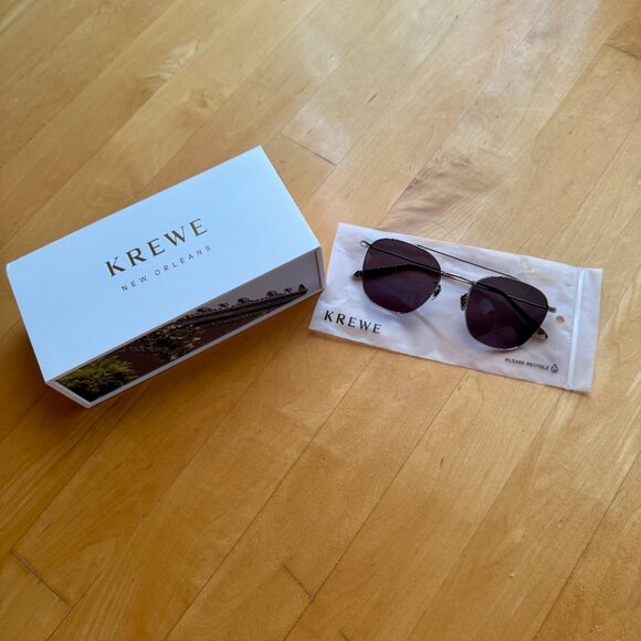 KREWE Earhart Titanium Aviator Sunglasses - Picture 2 of 6